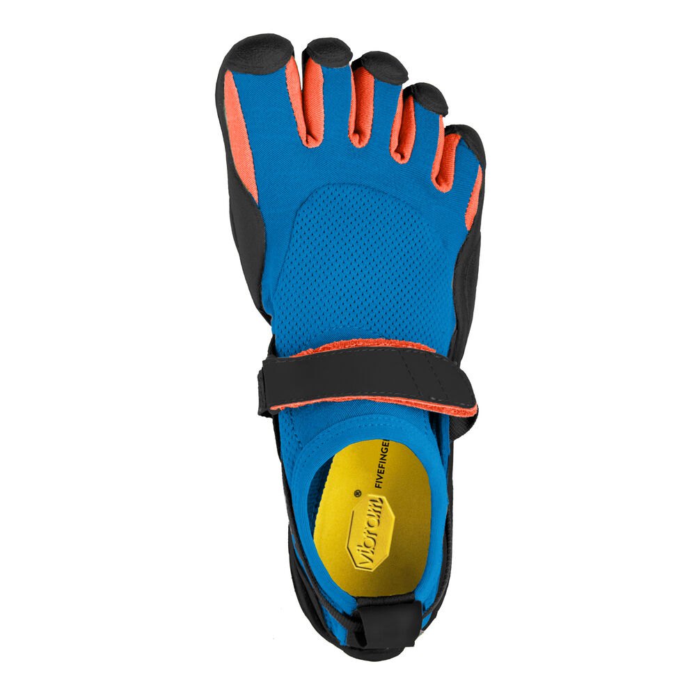 Vibram Five Fingers Mens Training Shoes - Blue/Orange - KSO - 91864-VYDS